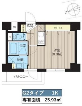レクシード神楽坂の物件間取画像
